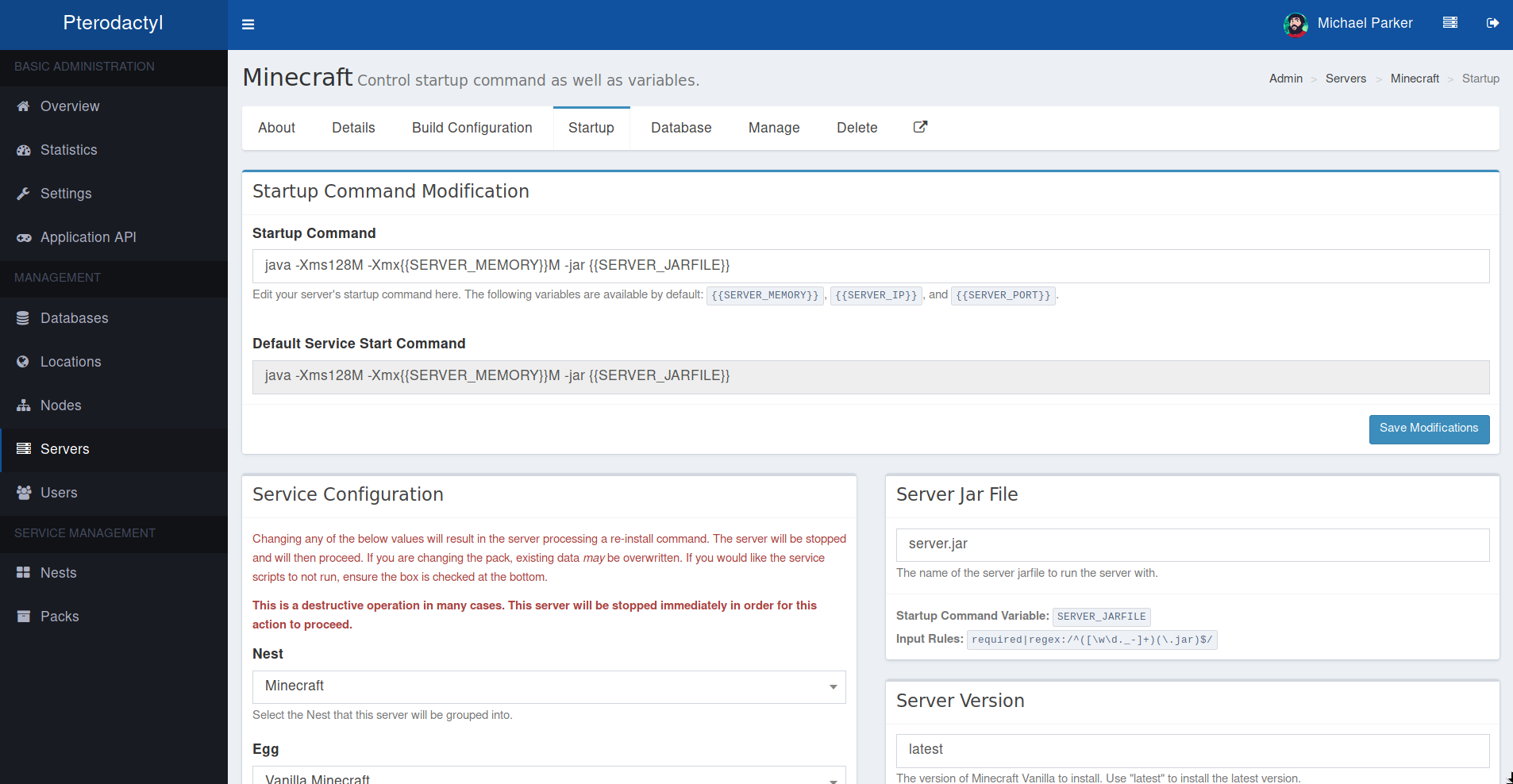 GitHub - PenguCCN/Pterodactyl: Eggs for Pterodactyl Panel