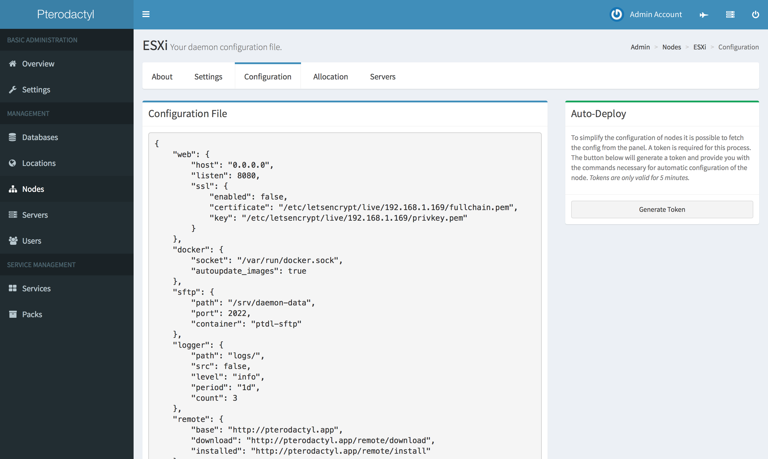 Install and configure pterodactyl panel by Kacpermik