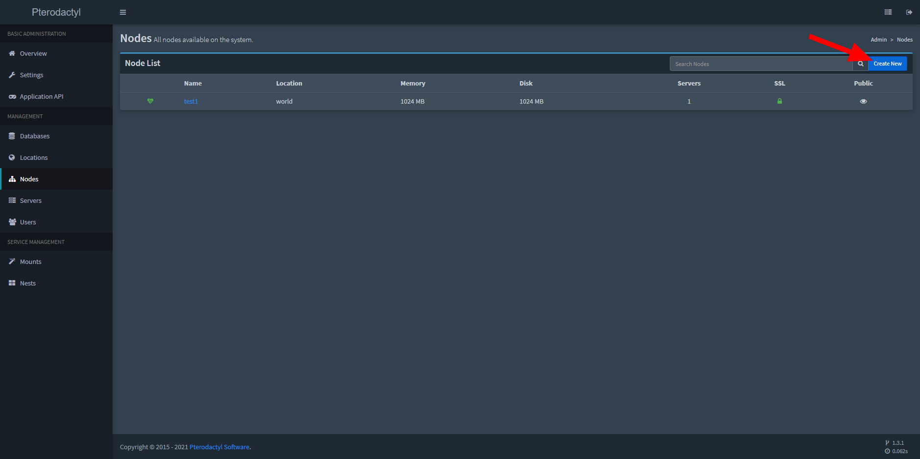 Creating a New Node